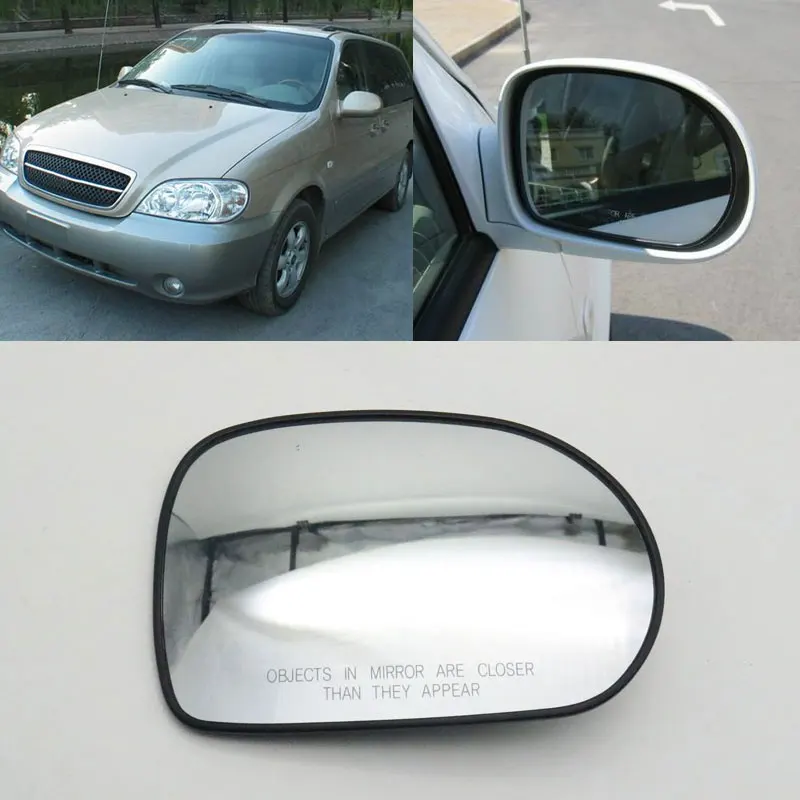 

Car Wing Door Side Rearview Mirror Glass Lens with Heater For KIA Sedona Carnival 1998 1999 2000 2001 2002 2003 2004 2005