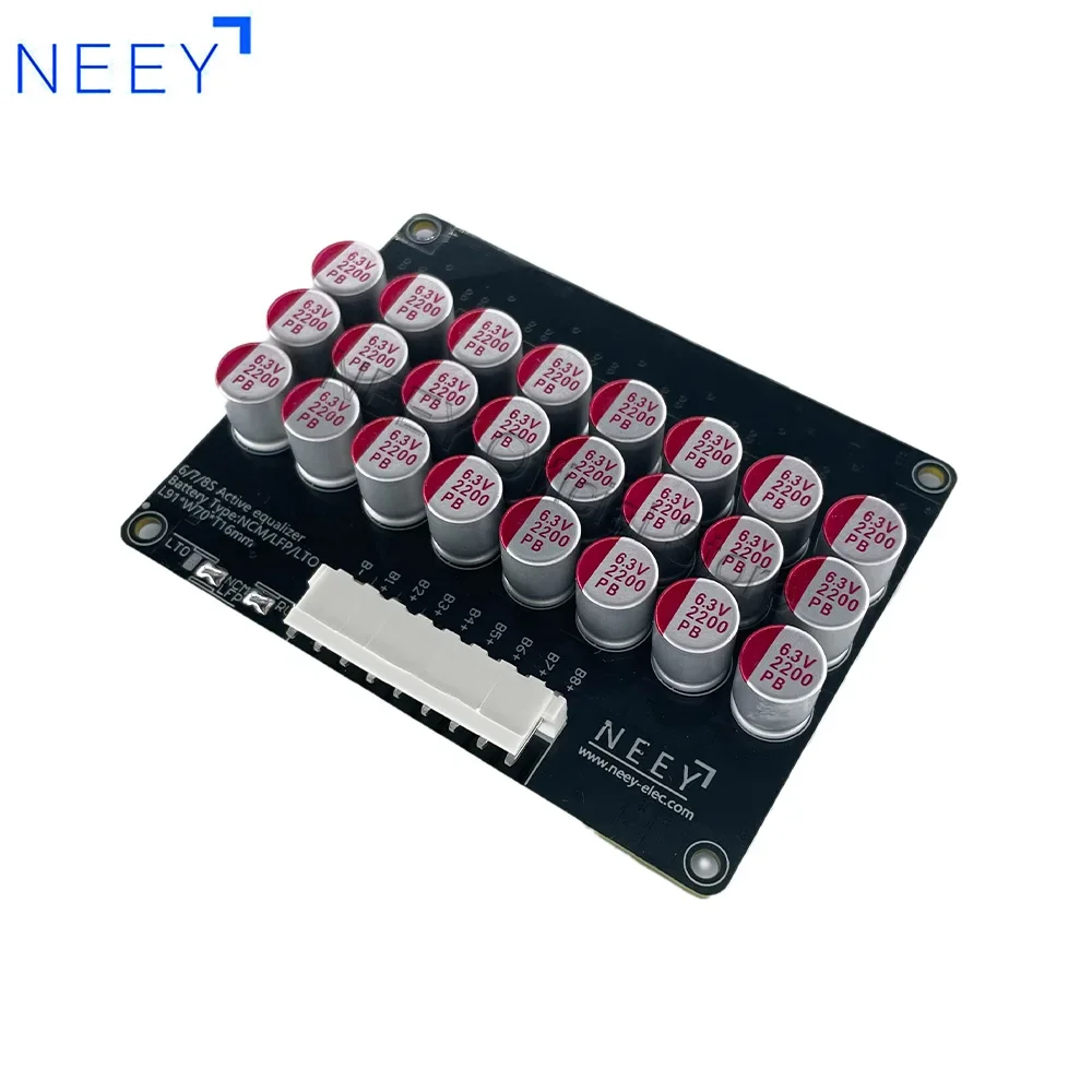 NEEY Active Equalizer Balancer 5A 3S 4S 5S 6S 7S 8S 10 s12s 14S 16S 17S 18S 19S 20S 21S Lifepo4/Lipo/LTO kondensator energii akumulatora