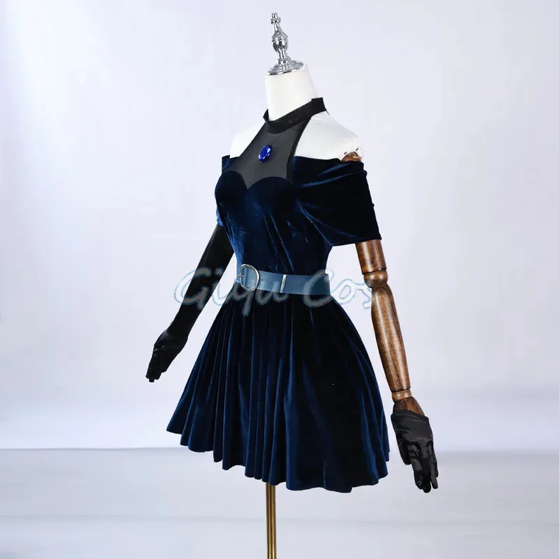 Parrucca per costume cosplay Alien Stage Mizi Anime Costumi di Halloween Uniforme da gioco per donna