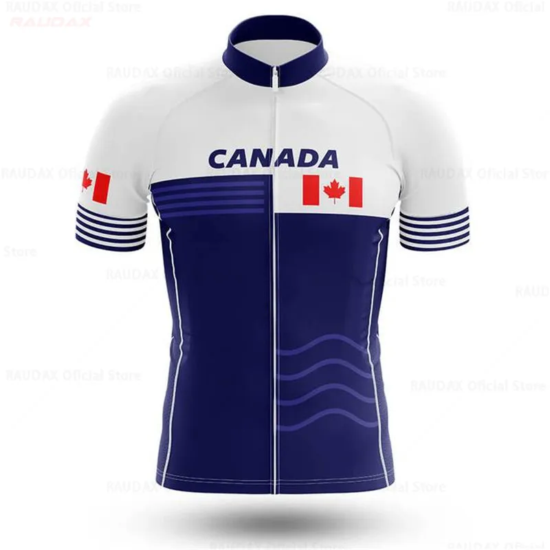 Canada 2026 New Summer Cycling Jersey Breathable Team Racing Sport Bicycle Jersey Simple Mens Cycling