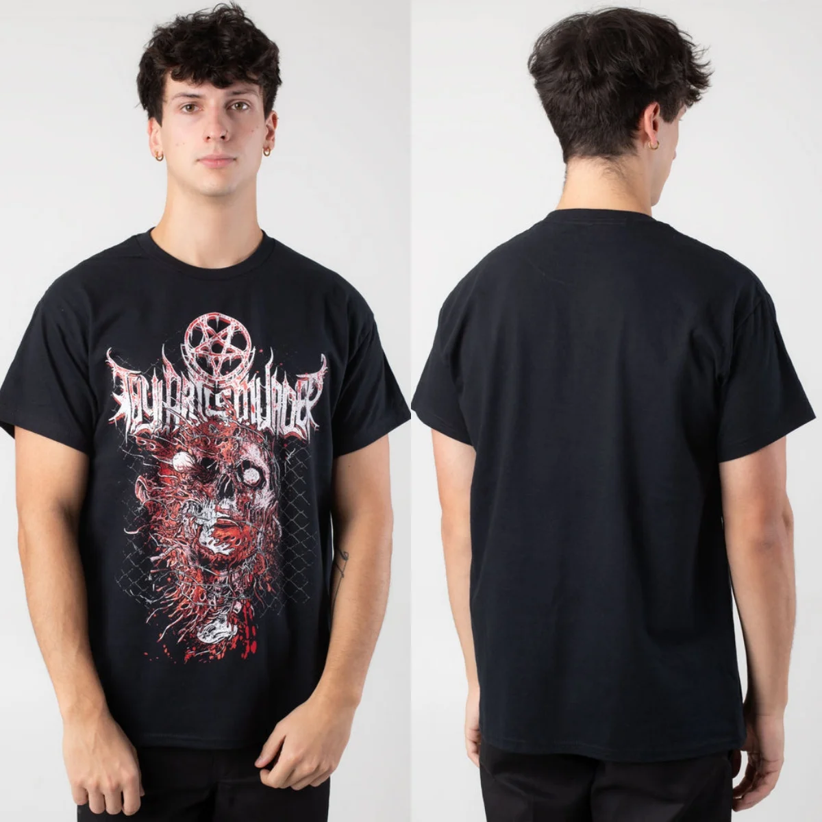 Y2k Thy Art Is Murder Graphic Cotton T-shirt Unisex Summer Short Sleeve Fashion Brand Tee Luxury Casual Vintage Tees view 4