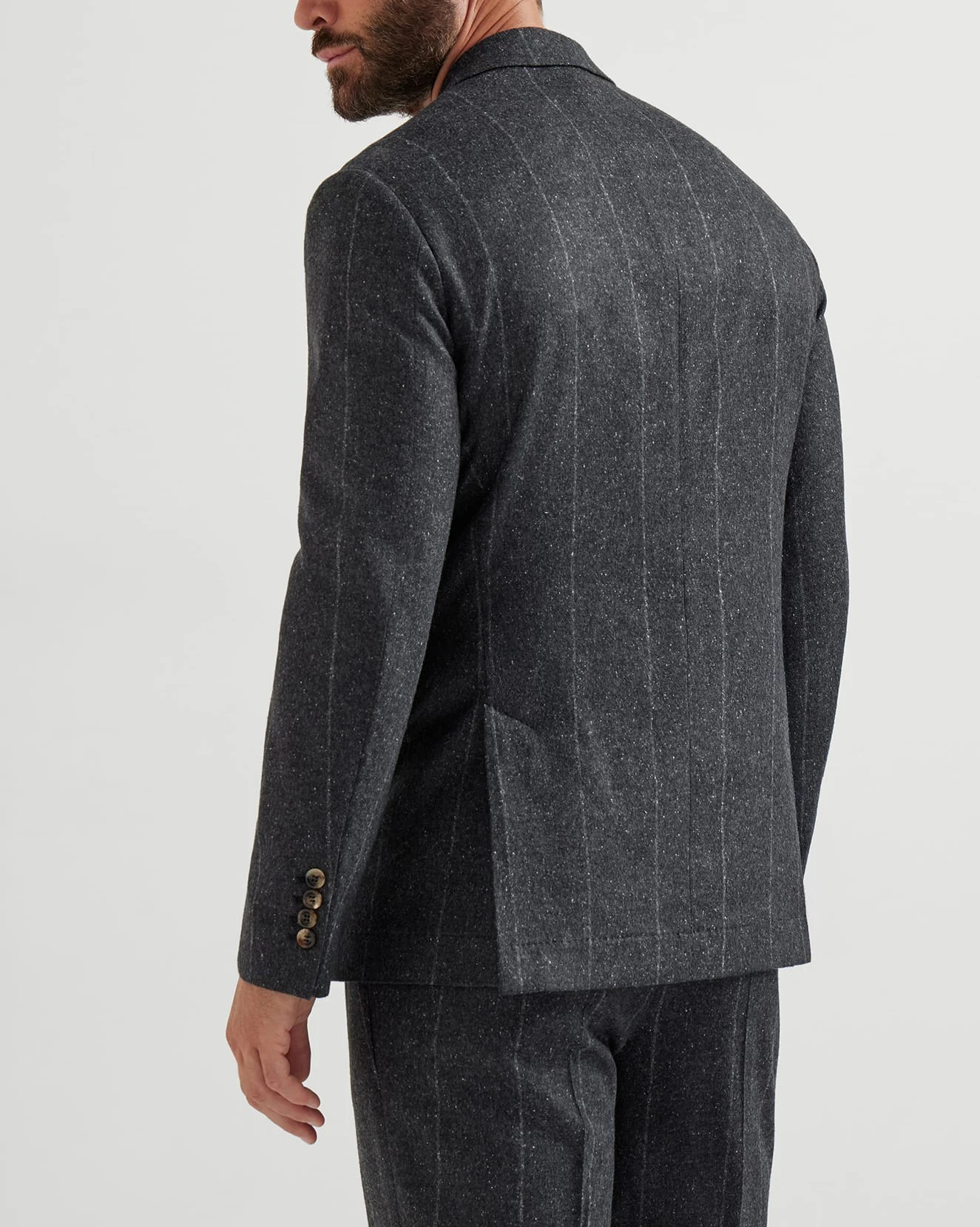 أزياء الرجال الدعاوى مخطط 2 قطعة مقلمة اثنين زر الدعاوى الذروة التلبيب الأعمال مناسبة رسمية مخصص trajes الفقرة #3