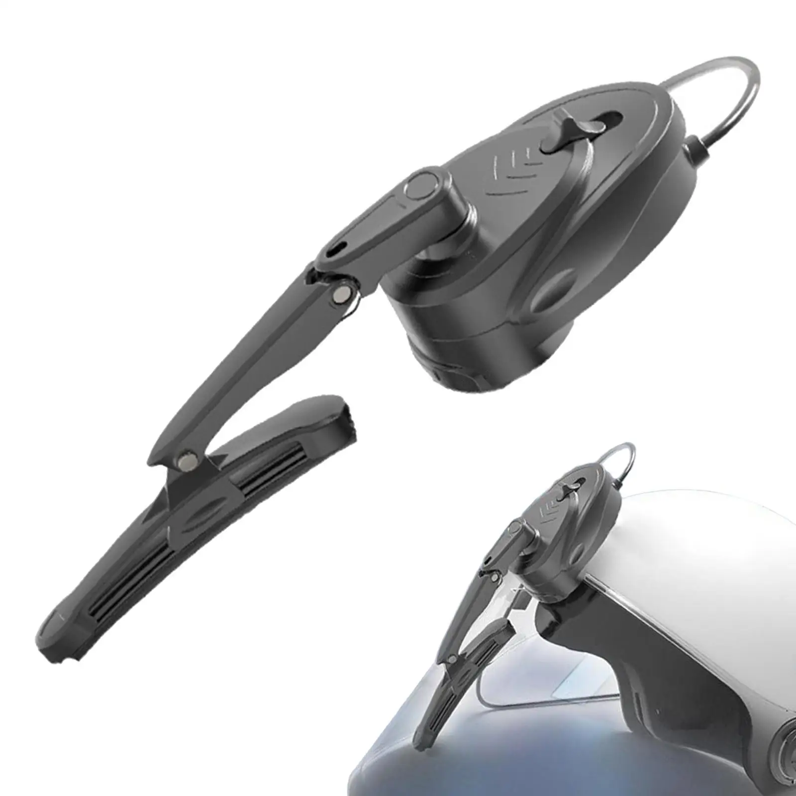 

Motorcycle Helmet Wiper Practical 5V Easy to Install Helmet Windshield Wiper