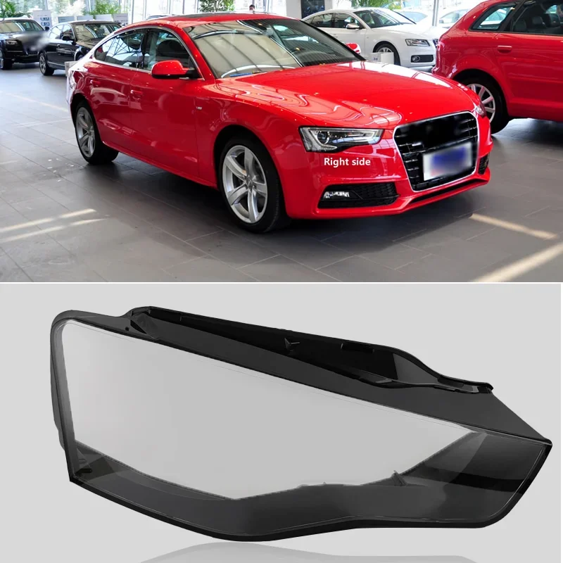 

For Audi A5 2012-2016 Car Headlights Shell Headlamp Cover Lamp Shade Transparent Lampshade Replace Original Glass Lens