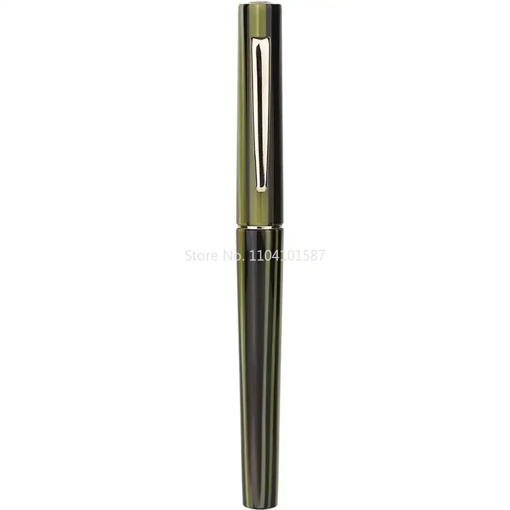 Majohn N3 Green Celluloid Acrylic Beautiful Stripes Fountain Pen Iridium EF/F Nib Fashion Excellent Office Writing Gift Ink Pen