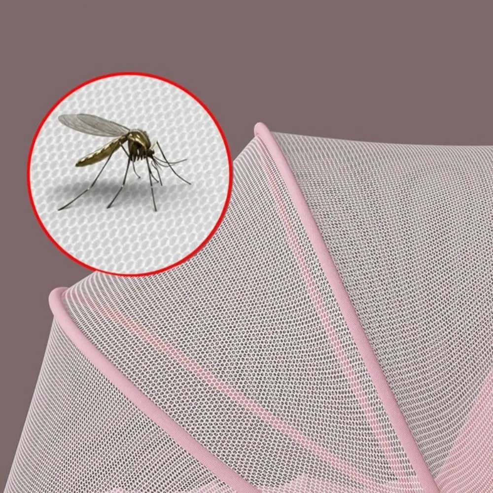 Mosquitera plegable para cama, cubierta de plástico para mosquitos, yurta, accesorios para bebés, novedad