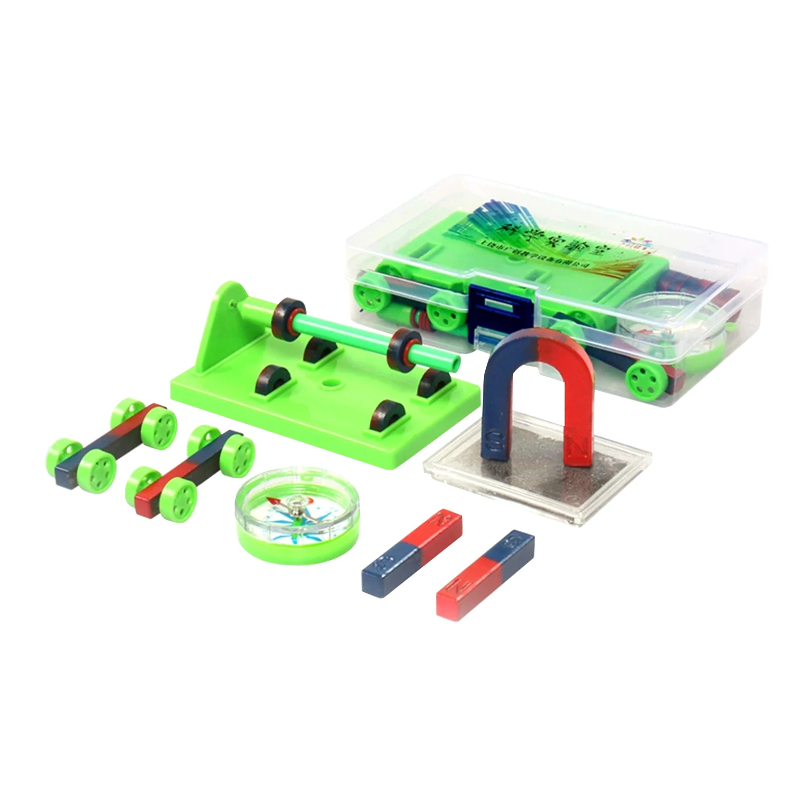 Kit de herramientas de experimento de Ciencia Educativa, anillo magnético fuerte, tira de accesorios, imán de hierro de ferrita, rompecabezas para