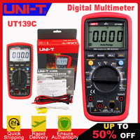 UNI-T UT139A UT139B UT139C True RMS Digital Multimeter Auto Range AC DC Voltmeter Ammeter Ohmmeter Capacitance Tester NCV