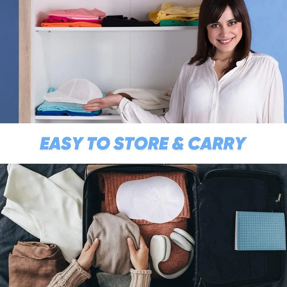 1pc Anti Deformation Hat Washer Hat Cleaning Kit Hat Washer Cage With Laundry Bag Multifunctional Baseball Cap Washer