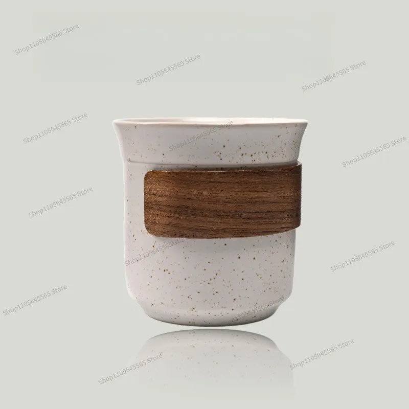 For Ceramic Espresso Cup 190ml Retro Anti Scald Cup