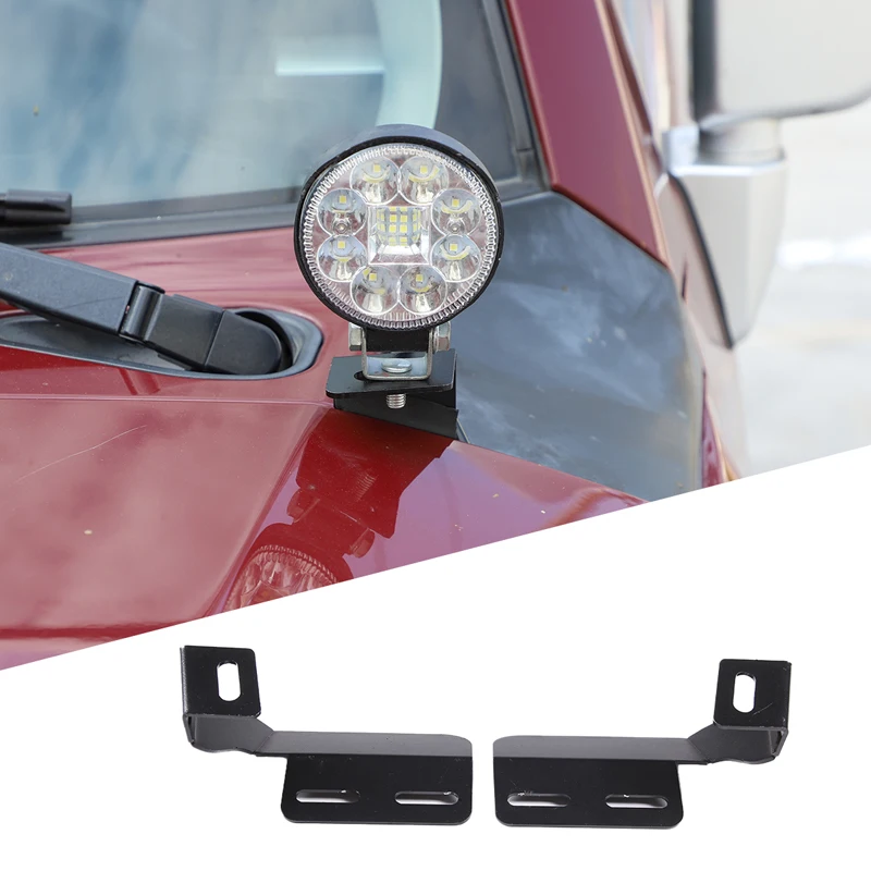 

For Toyota FJ Cruiser 2007-2021 Car Front Engine Cover Lamp Holder Metal Bracket Accessories Car Modification