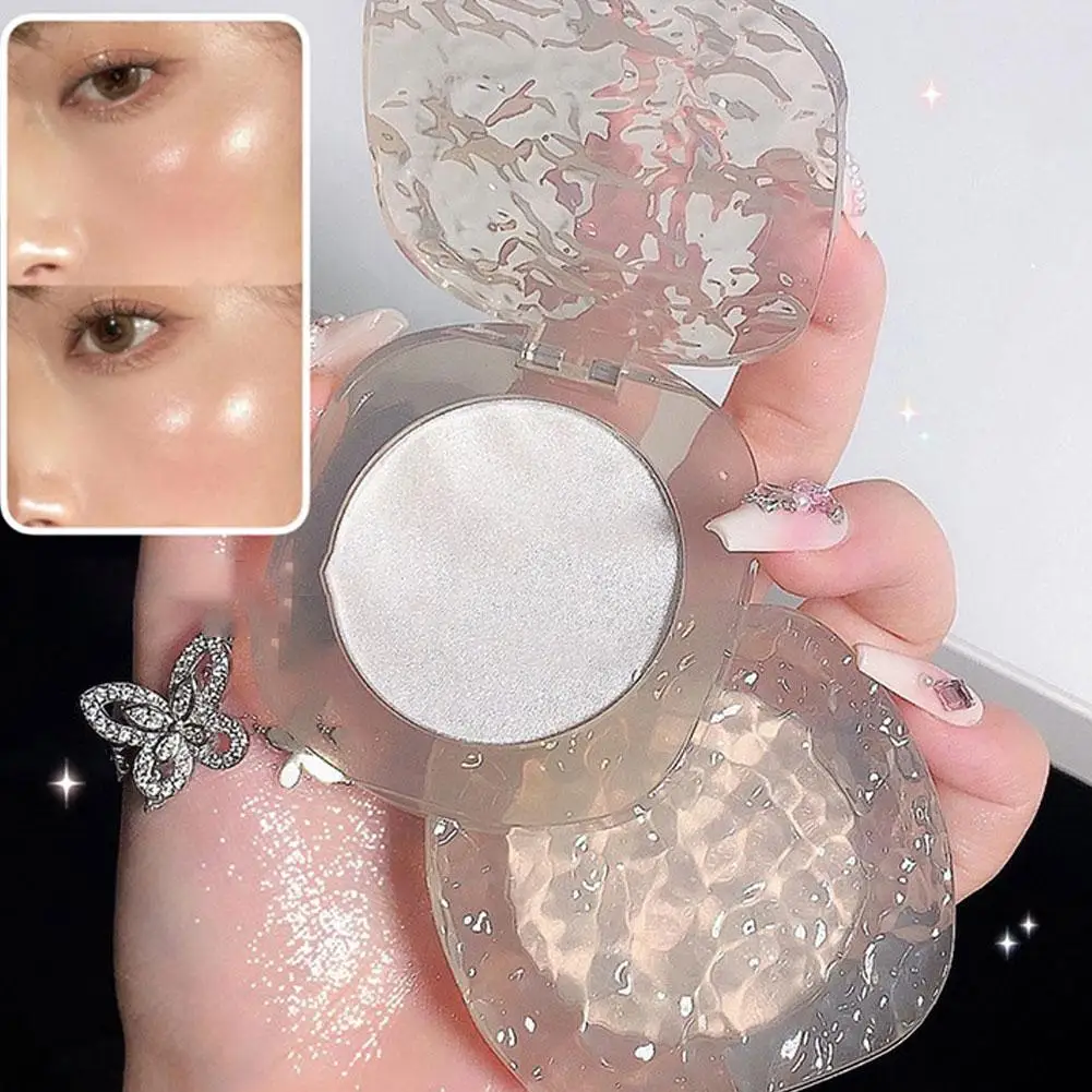 Paleta de polvo resaltador de diamante, Ultra brillante, cara nacarada, brillo delicado, contorno, cosméticos naturales, E3W7