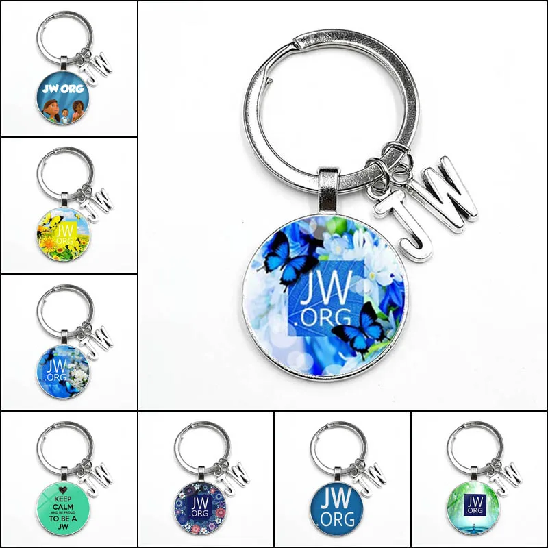 New Classic Jw.Org Jewelry Pendant Fashion Art Glass Cabochon Lord Photo Pendant Keychain Car Bag Trinket Gift