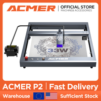 ACMER P2 33W Laser Engraving Machine With Wifi Offline Control 33W Laser Engraver Cutting Machine Woodworking Tools 420x400mm