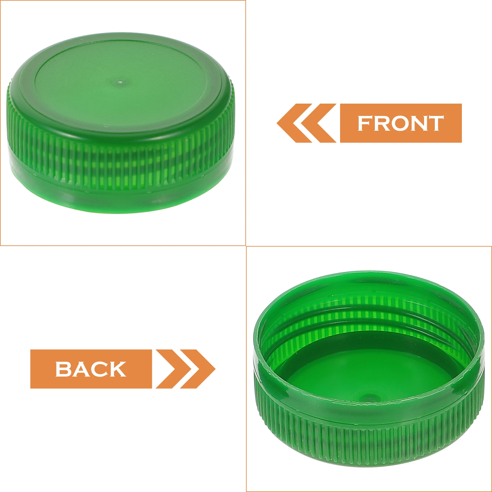 100pcs DIY น้ําหมวกพลาสติกหมวกหัตถกรรมขวดพลาสติกสีฝาปิดแบบใช้ซ้ําได้สําหรับเด็ก Montessori ฝาขวดของเล่น