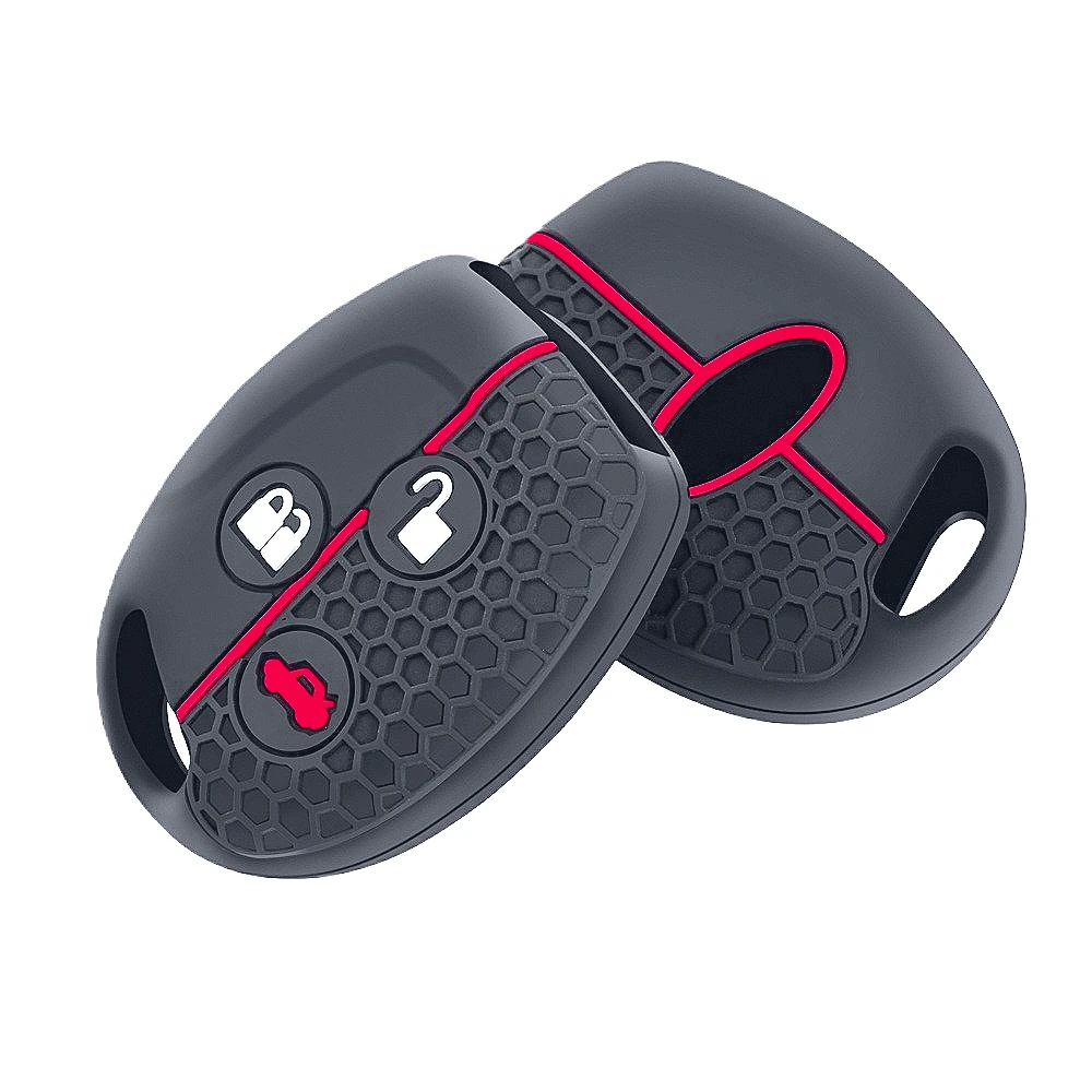 Silicone Remote Key Cover For Ford Fiesta Mk7 Mk5 Mk6 Mondeo Focus 2 Mk2 Transit Ka Fusion C-MAX S-MAX Accessories Car Key Case
