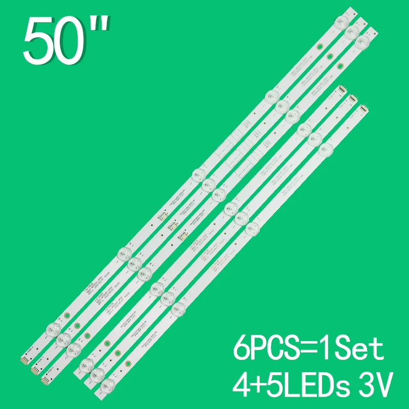 

LED Backlight strip For 50E33A 50K6 50G20 50B20 50V30 50M1 50K5N 50K6N 50V20 50S1YP SW50D09-ZC62AG-01 5800-W50000-HP00