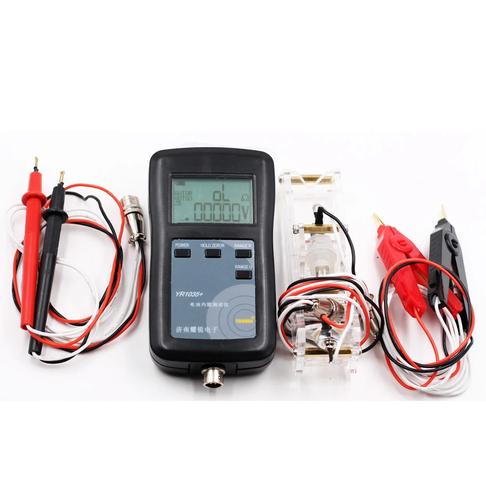 

YR1035+ High-precision Impedance Lithium Battery Voltage IR Internal Resistance Tester for Battery Prismatic Cell Pack