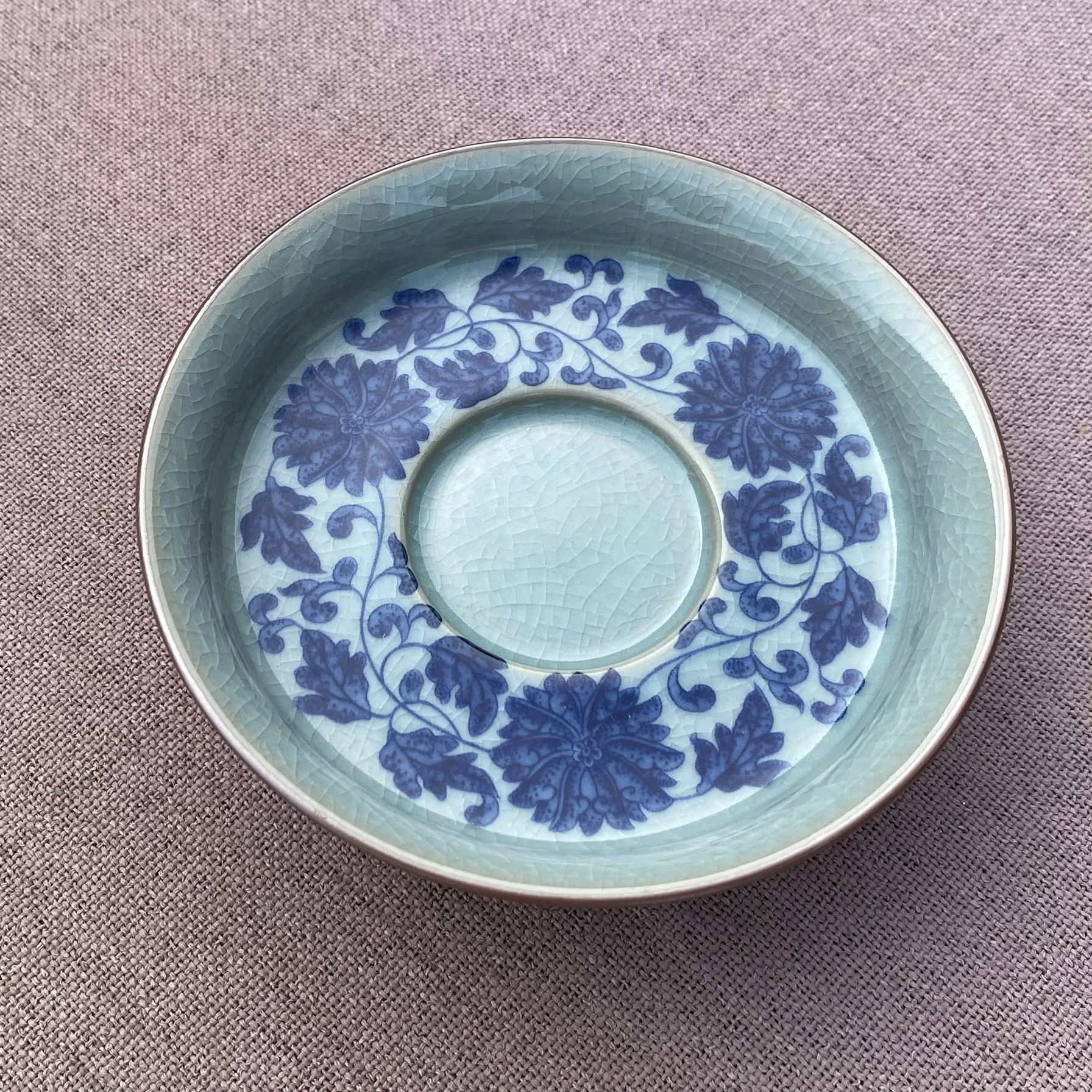 Handmade Interlock Branch Old Clay High Leg Gaiwan Single Retro Gracked Glaze Tea Brewing Bowl Drinking Cup Ceramic Household