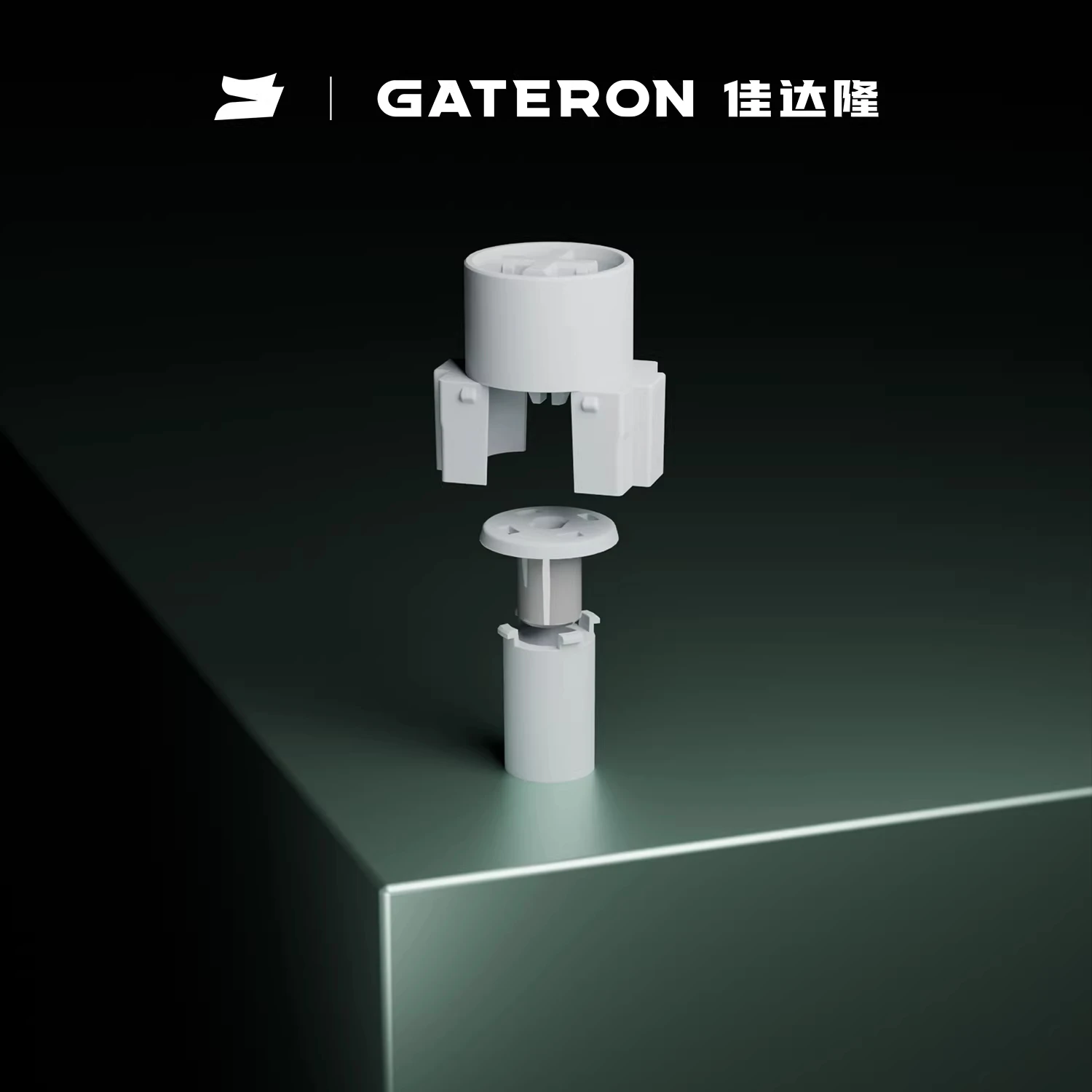 Gateron Magnetic Jade Ultra Switch RGB Linear for Magnetic Mechanical Keyboard Pre Lubed Long Spring 550Gs POM PC PA66 For EV63