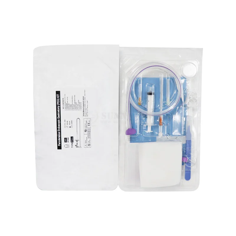 SY-L147 Cheap Economic Pack Silicone PEG Kit Feeding Tube