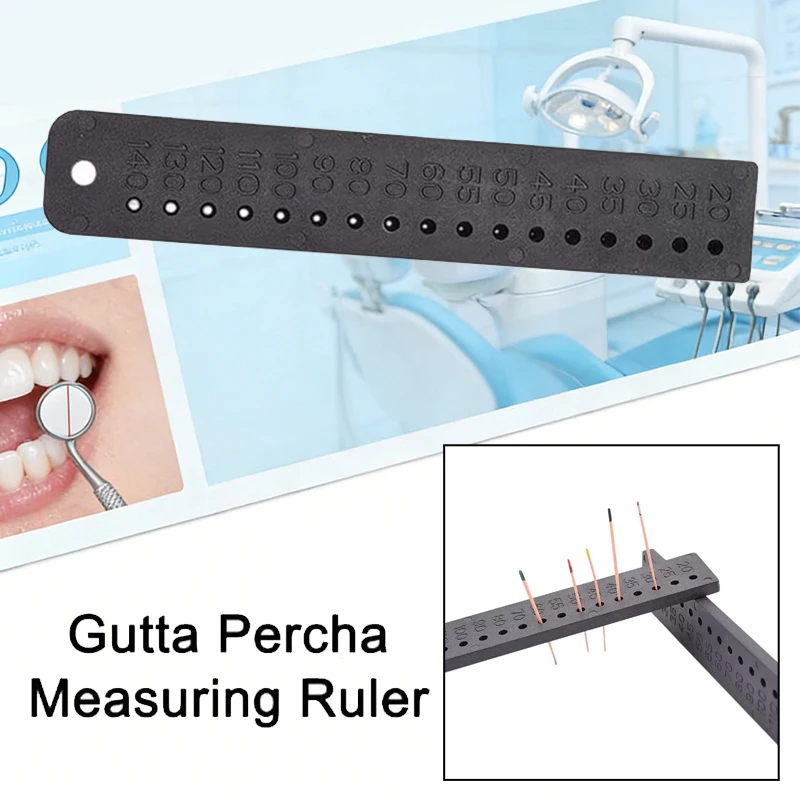 

5pcs Medical Measure Tool dual-side Dental Measuring Ruler Inch and mm Span Measure Instruments with Scale for Dental Clinic