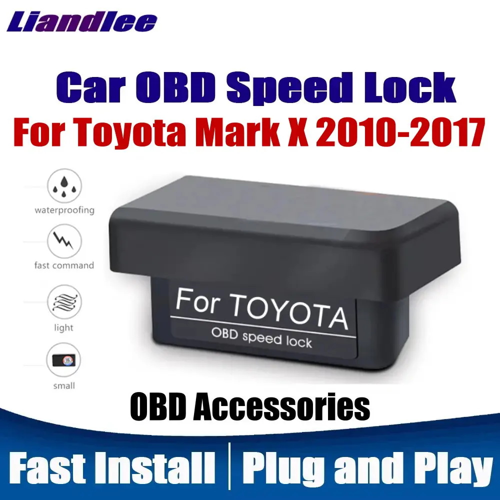 

Автоматический декодер блокировки скорости автомобиля для Toyota Reiz Mark X X130 2010-2017, OBD-аксессуары, модуль автоматического закрытия дверей и окон