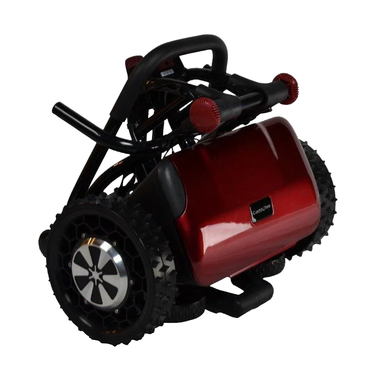 Follow Me Remote Control Electric Golf Bag Cart, Trolley Buggy Golf Club Car, Push Pull Caddy Scooter Transporter