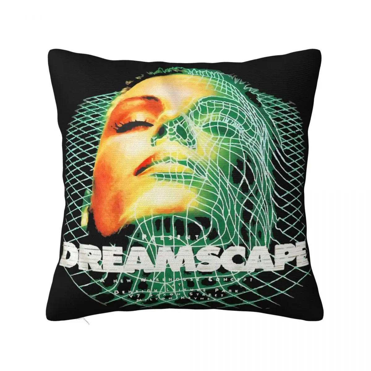 Dreamscape Old Skool Raver Hardcore Techno Dnb S And More Dreamscape Har Pillow Case