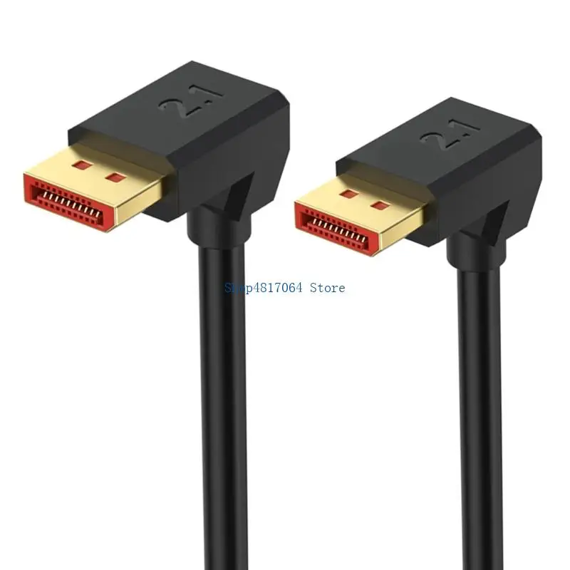 T3LB Short 2.1 Gaming Cable 50cm 54Gbps Speed 16K 8K120hz 4K240hz Resolution for 4090 GPUs And UHBR10 Standard