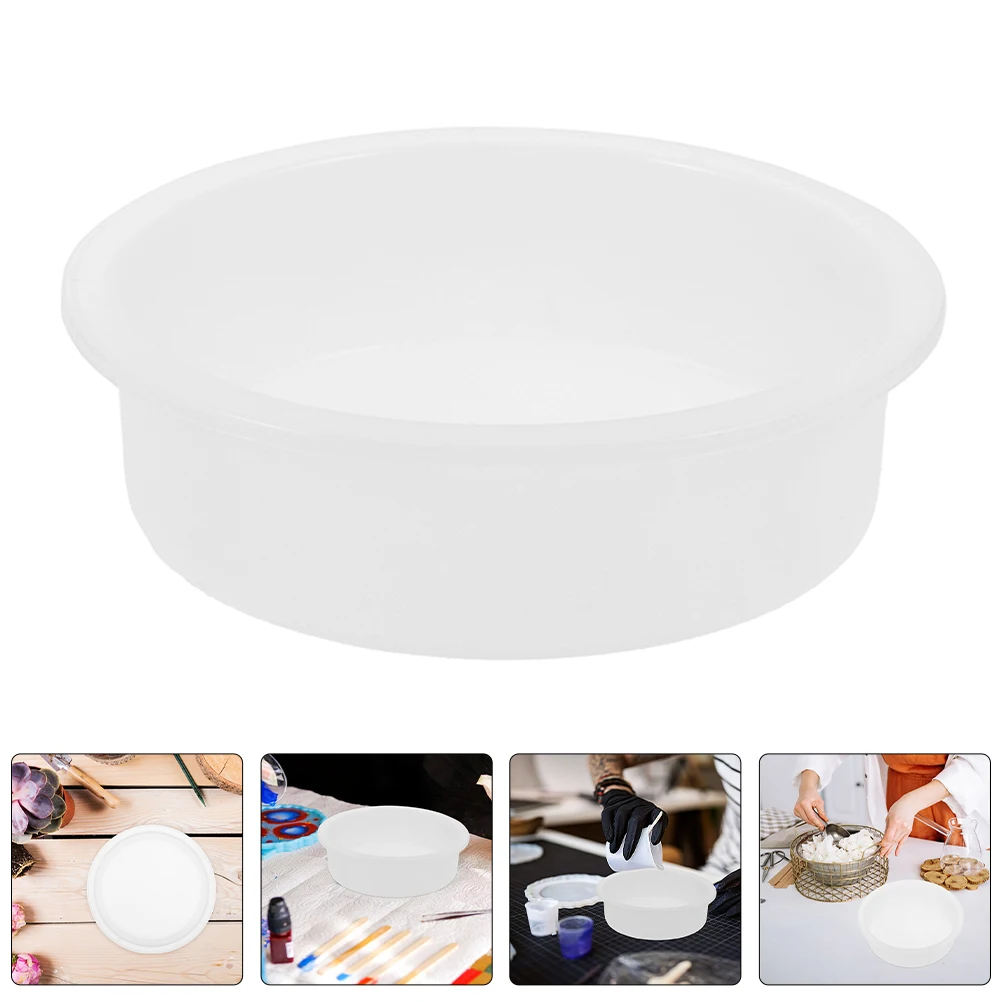 

2pcs Silicone Mold For Resin Round Diy Coaster Tray Epoxy Casting Molds Decorative Craft Tools Sturdy High Temp Resistant Smooth
