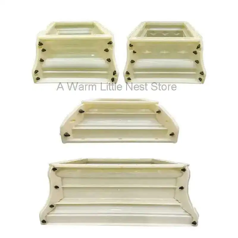 ABS Thickened Roman European Column Foot Mold for Home Villa Gate Square Pier Opening Columns Cap Head Square Roman Column Mold