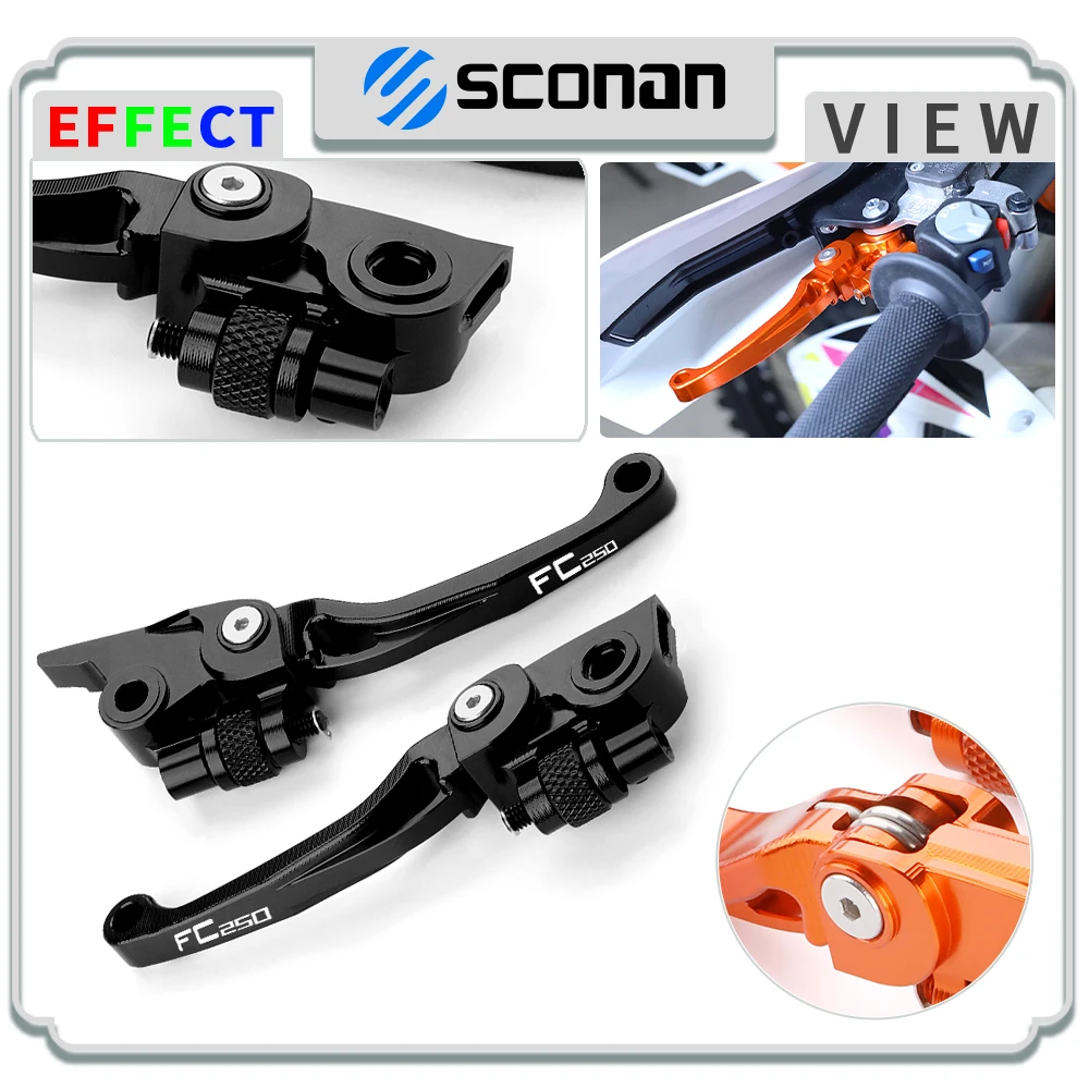 

For Hus FC250 FC250 EU FC 250 EU FC 350 EU FC450 2022 2023 Motorcycle Accessories CNC Aluminum Brake And Clutch Levers