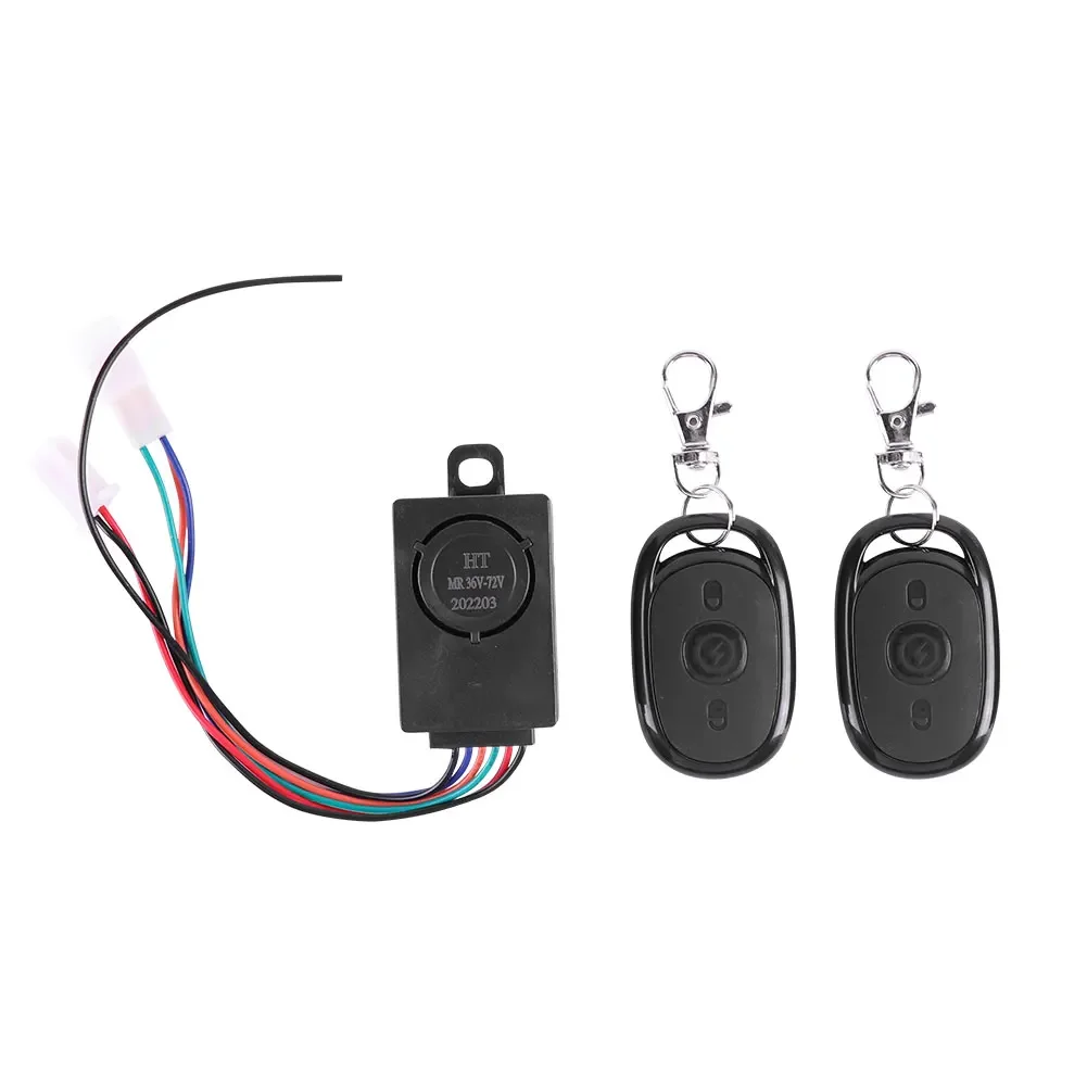 36-72V Anti-Theft E-bike Alarm Scooter Security Remote Control Detector Alarm for Outdoor Hiking Bike Supplies