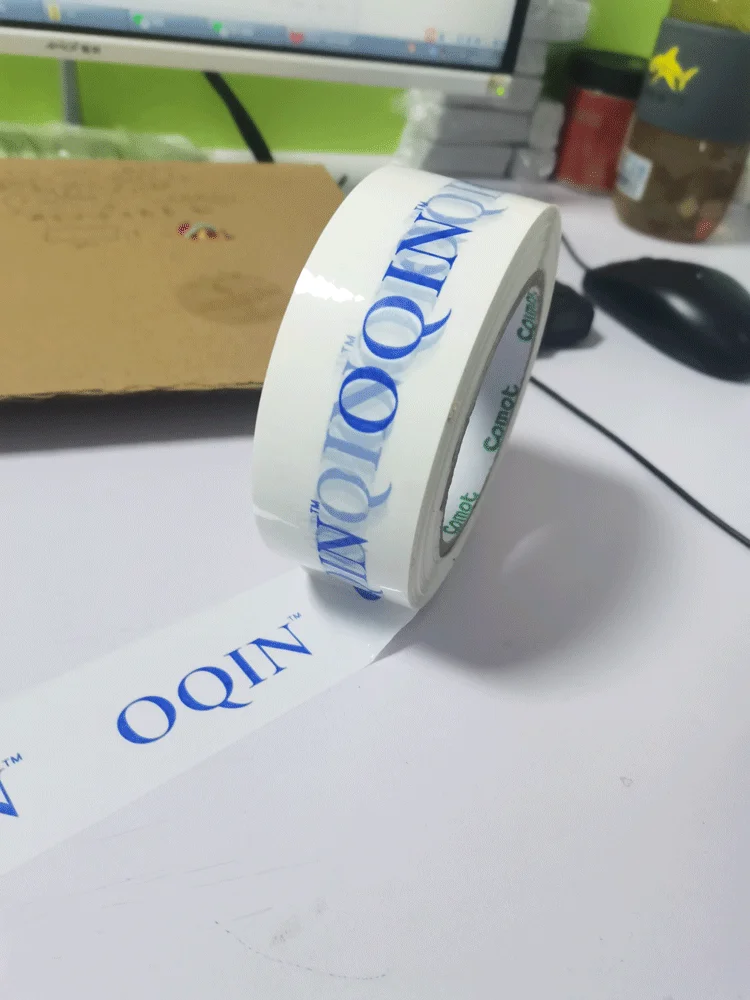 Personalize White Tape Custom Package Adhesive Tape