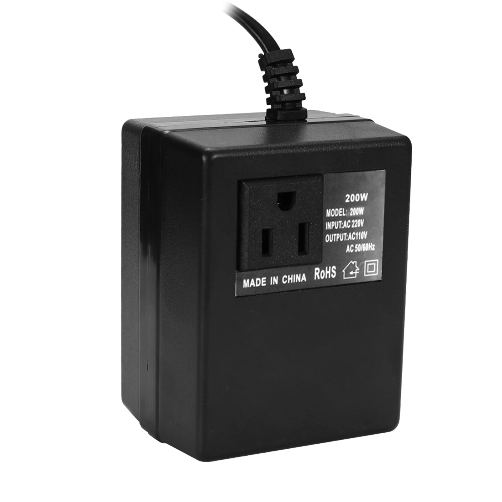 

Интеллектуальный эффективный бытовой 200 Вт переменного тока 220 В до 110 В, преобразователь напряжения, адаптер питания для путешествий