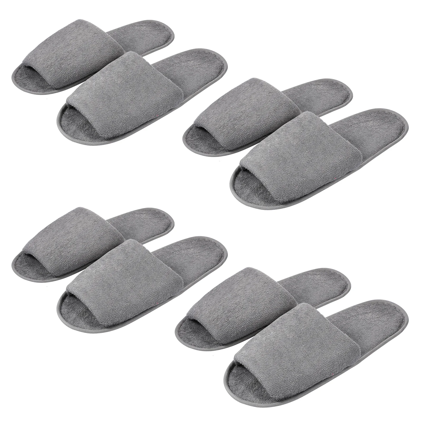 

4 Pairs Disposable Travel Foldable Slippers Guest Nonslip Slippers for Home Hotel disposable guest slippers