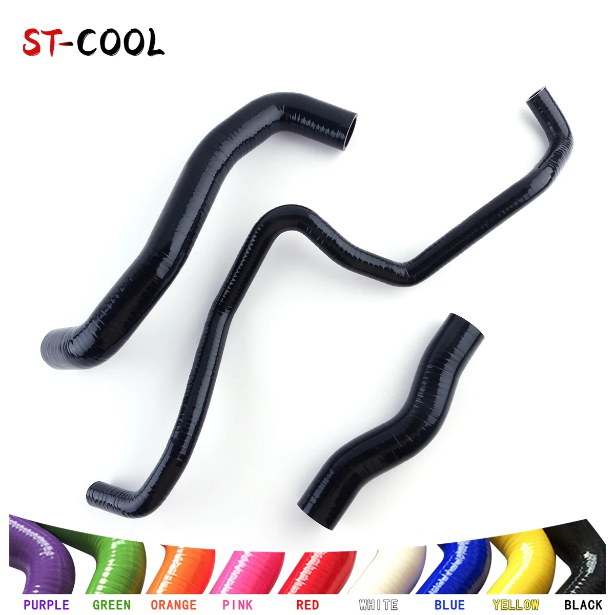 For 2003-2007 Nissan 350Z Fairlady Z33 VQ35DE RHD 2004 2005 2006 Radiator Coolant Hoses Kit Silicone Tubes Piping 3Pcs 10 Colors