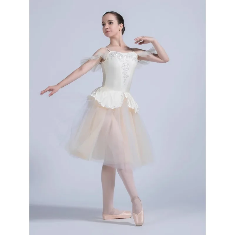 Ballet costume adult dance costume ivory petticoat children's ballet dress