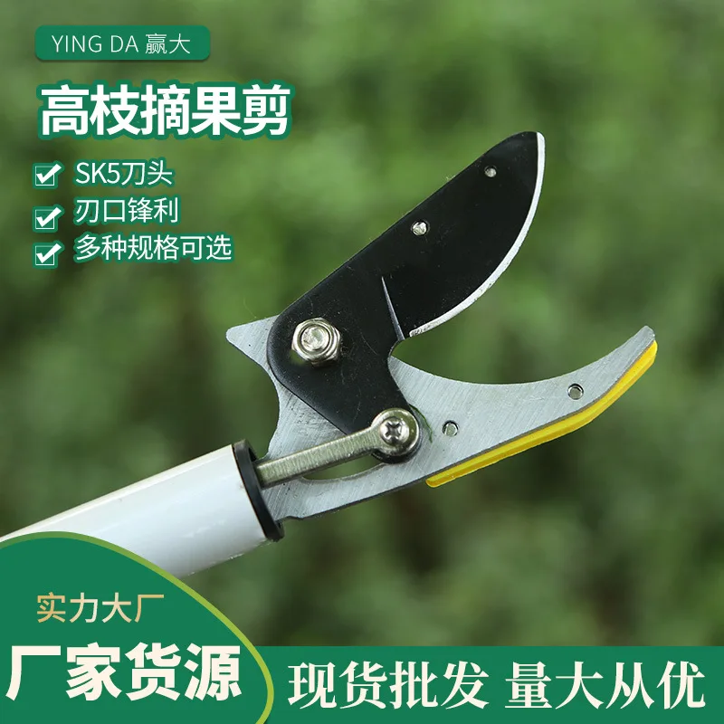 Win big high branch fruit picking shears telescopic fruit picker