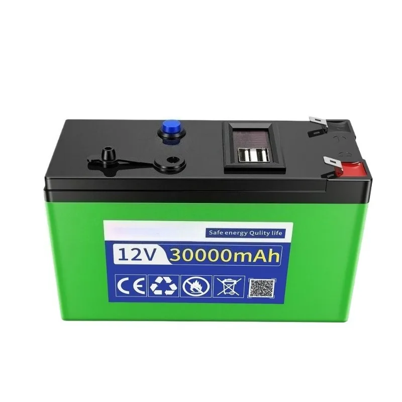 12V 30000mAh Rechargeable Li-Polymer Battery Pack for Agricultural Electric Backpack Sprayer LED Lights and Toy Car Battery