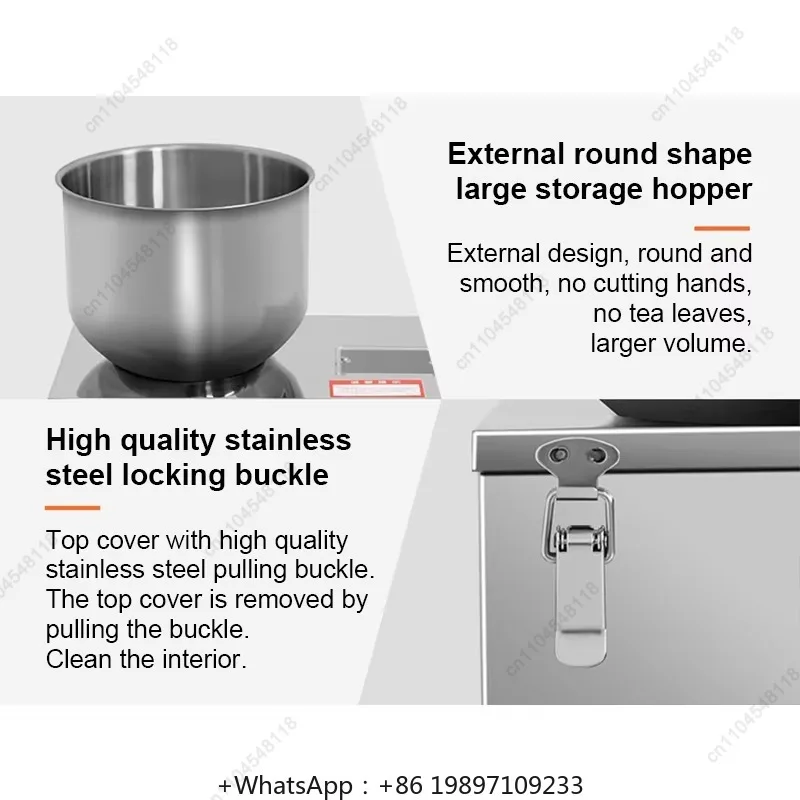 50g-5000g Ad Alta Velocità Standard Intelligente Automatico Mini Fagioli Alimenti Polvere Pesatura Imballaggio Riempitrice Per Le Piccole Imprese