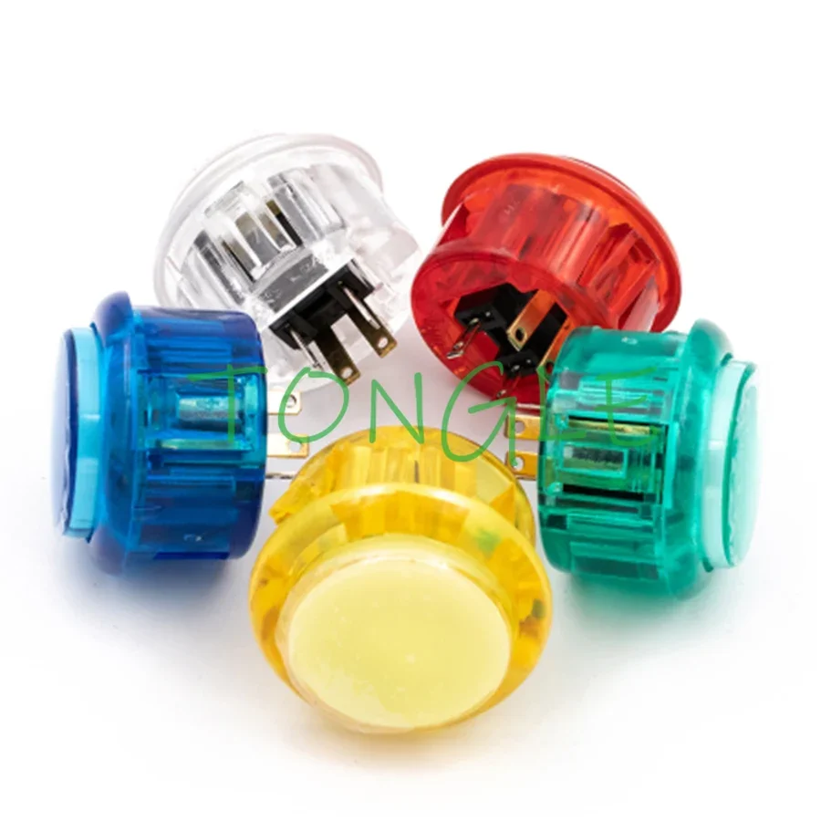 Illuminated Push Button, Light Buttons Copy, SANWA OBSC Arcade Button, 5V, 12V, 24mm, 30mm, 100Pcs