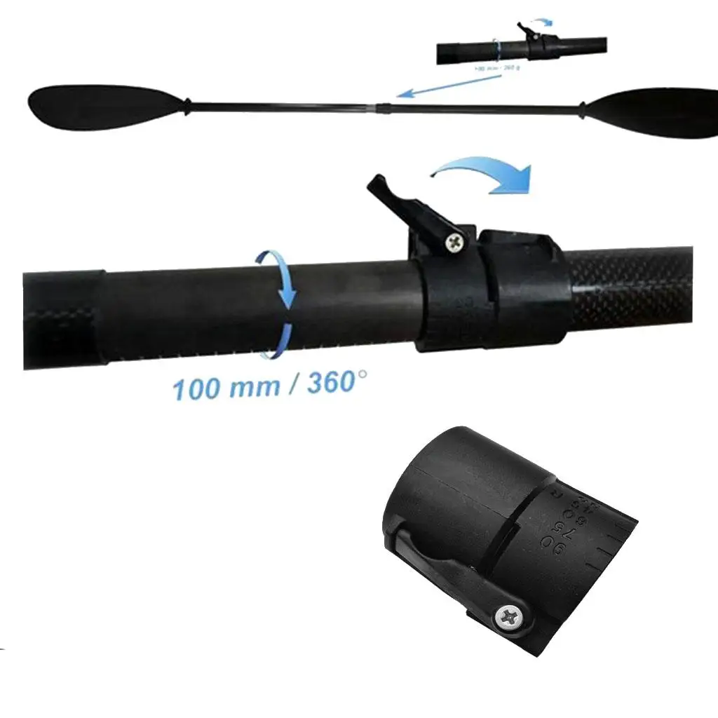 نايلون كاياك الطويق قفل تعديل قارب موصل استبدال ملحق لأمن رمح مجداف الزورق #4