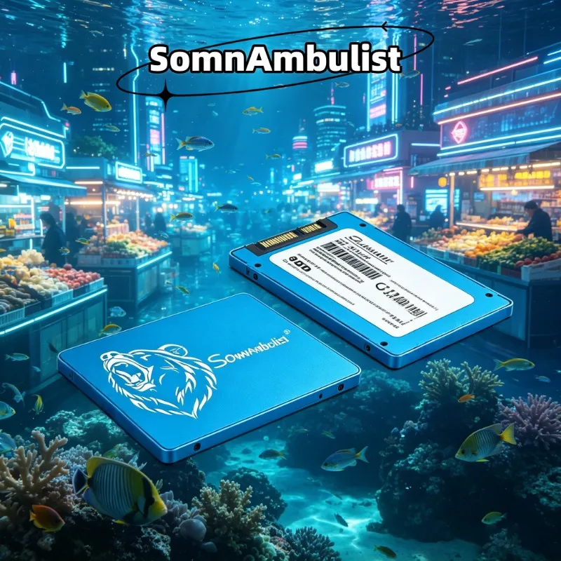SomnAmbulist Reliable SATA III Internal SSD Various Storage Sizes Budget Solid Disk For Aging Laptop PC Upgrade Renewal