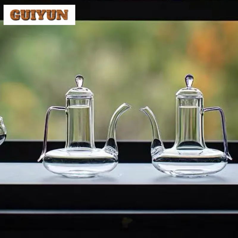

170ml Glass Teapot With Handle Traditional Tea Infuser Pot Household Tea Brewing Kettle With Strainer Drinkware Supplies Craft