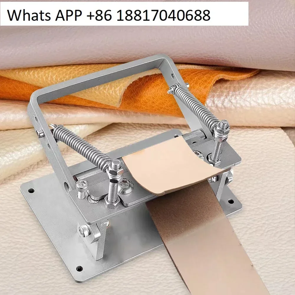 베어링 가죽 삽이 포함된 수제 스테인레스 스틸 가죽 엷게 하는 기계