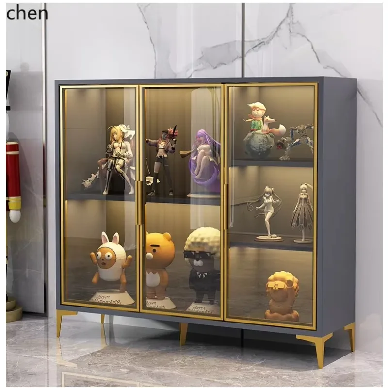 Glass Cabinet Display Cabinet Lego Model Display Living Room Storage Cabinet Ready To Ship And Purchase With Peace Of MindN10