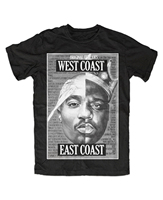 2PAC BIGGIE OUTLAWZ T-shirt Cult NOTORIOUS B I G 2pac Eastcoast Westcoast High Quality American Hip Hop Short Sleeves  Men Women