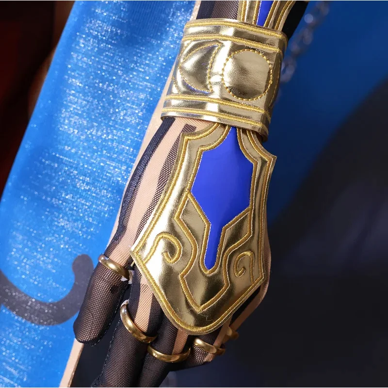 Az15Honkai 스타 레일 의상 풀 세트 Hanya 드레스 유니폼 복장 Han Ya 코스프레 가발 신발 판사 Ten-Lord